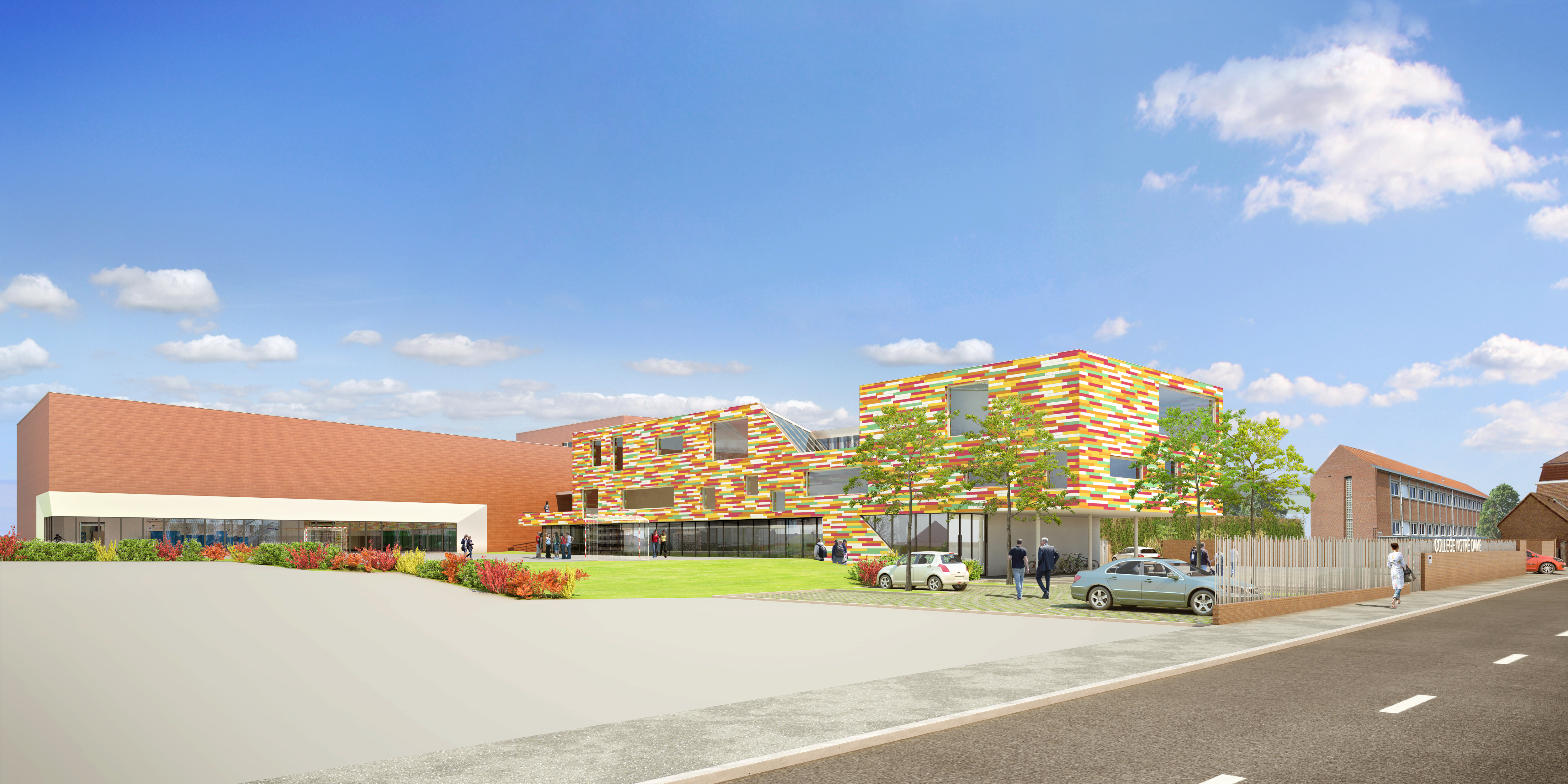 enseignement-cathlolique-construction-du-college-notre-dame-cysoing